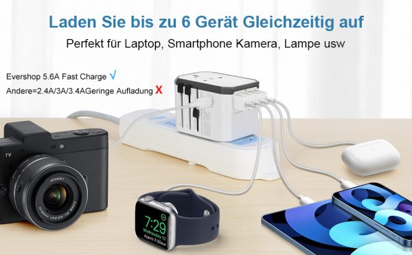 Evershop Universal Reiseadapter